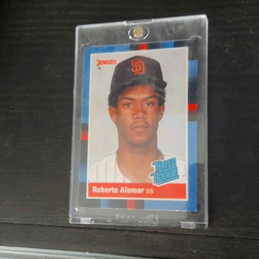 Roberto Alomar 1987 rookie card donruss #34